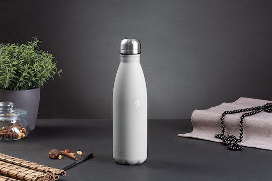 Berlinger Haus Bottle Thermos Stainless Steel 500ml is part of the ASPEN collection by Berlinger Haus The double walls and vacuum chamber are advantages of its design allowing it to keep drinks hot for up to