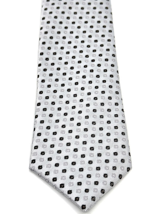 Legend Accessories Herren Krawatten Set Gedruckt in Silber Farbe
