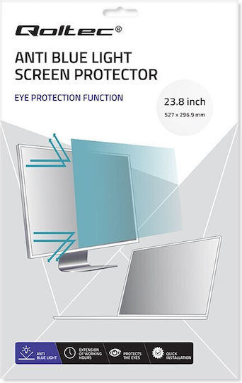 Qoltec Φίλτρο Μπλε Φωτός 23.8" 16:9