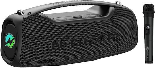 N-Gear Nrg500 Bluetooth Speaker 20W with Battery Life up to 10 hours Black