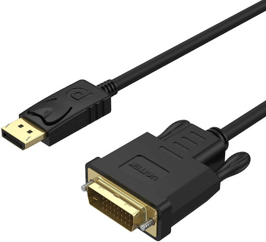 Unitek Kabel DVI-D-Stecker - DisplayPort-Stecker 1.8m Schwarz (Y-5118BA)