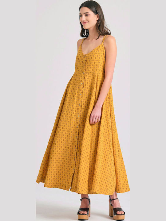 Rochii De Vară Pentru Femei Midi Rochie Galben
