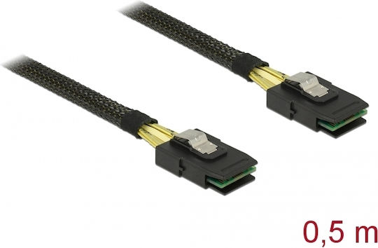 DeLock Mini SAS - Mini SAS Кабел 50см Многоцветен (83055)