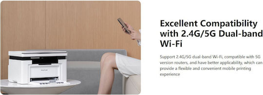 Pantum BM2300NW Ασπρόμαυρο Πολυμηχάνημα Laser με WiFi και Mobile Print