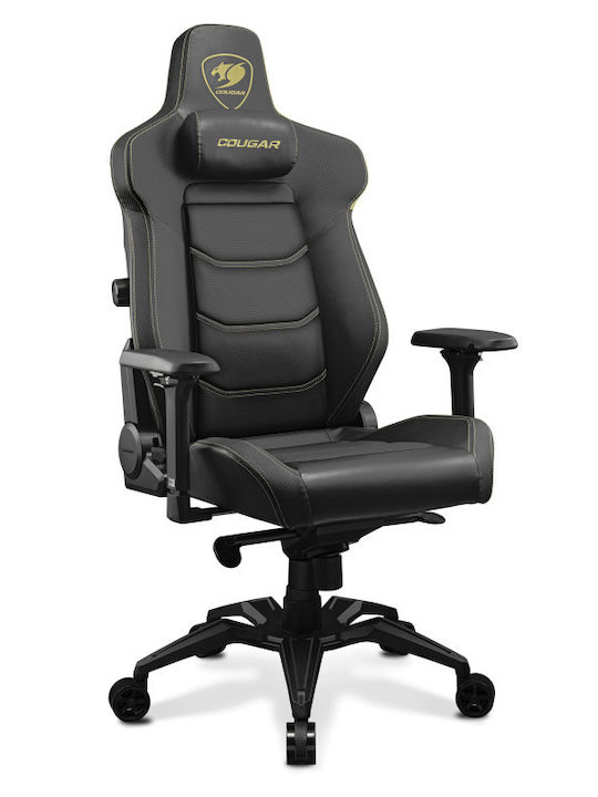 Cougar Armor Evo Royal Καρέκλα Gaming Δερματίνης με Ρυθμιζόμενα Μπράτσα Μαύρη
