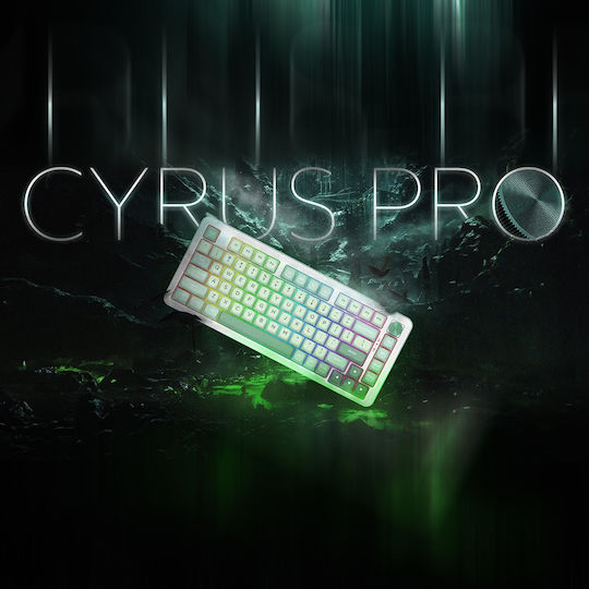 Redragon Cyrus Pro Drahtlos Gaming Mechanische Tastatur 75% mit RGB-Beleuchtung (Englisch US) Grün