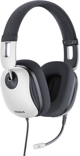 Baseus GoPlay 1 Max Over Ear Gaming Headset with Connection 3.5mm White