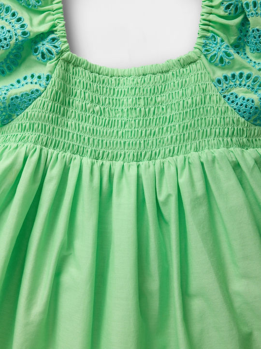 Rochie Fete Mâneca Scurtă Set Cu Chilot Julep Verde