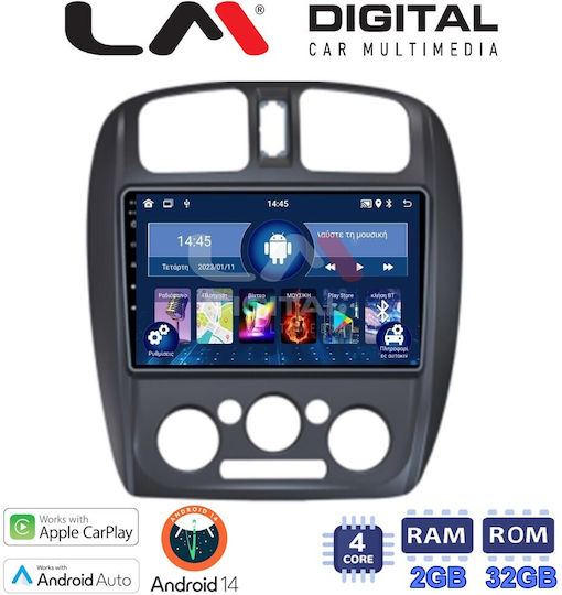 LM Digital Ηχοσύστημα Αυτοκινήτου για Mazda 323 1999-2004 (Bluetooth/USB/WiFi/GPS/Apple-Carplay/Android-Auto) με Οθόνη Αφής 9"