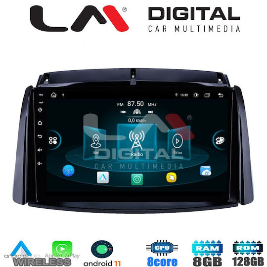LM Digital Автомобилна Аудио Система (Блутут/USB/WiFi/GPS/Apple-Carplay/Android-Auto) с Тъчскрийн 9"