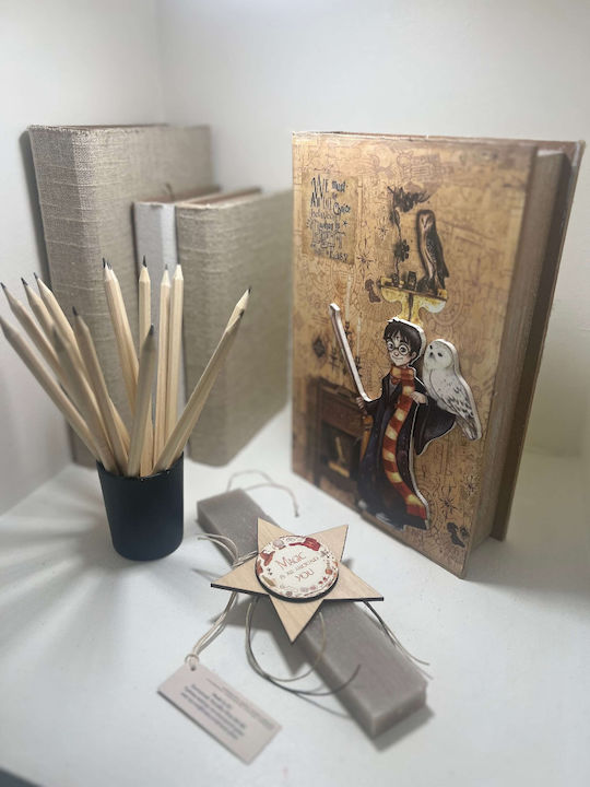 Harry-Potter-Kerzenset Handgefertigte Buchbox