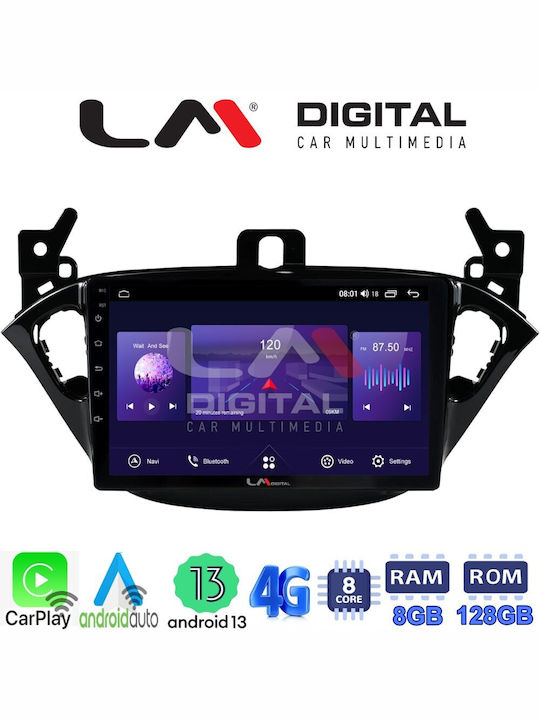 LM Digital Car Audio System for Opel Corsa / Adam 2015 - 2018 (Bluetooth/USB/AUX/WiFi/GPS/Apple-Carplay/Android-Auto) with Touch Screen 9"