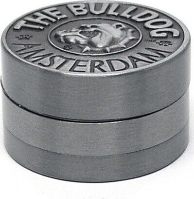 The Bulldog Amsterdam Grinder 3 Parts Silver
