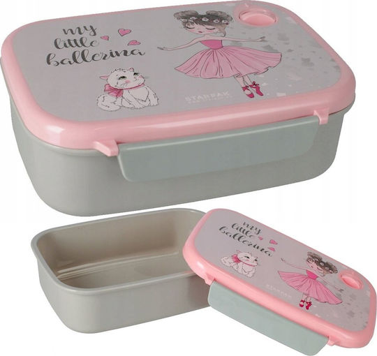 My Little Ballerina Plastik Kinder Lebensmittelbehälter Gray