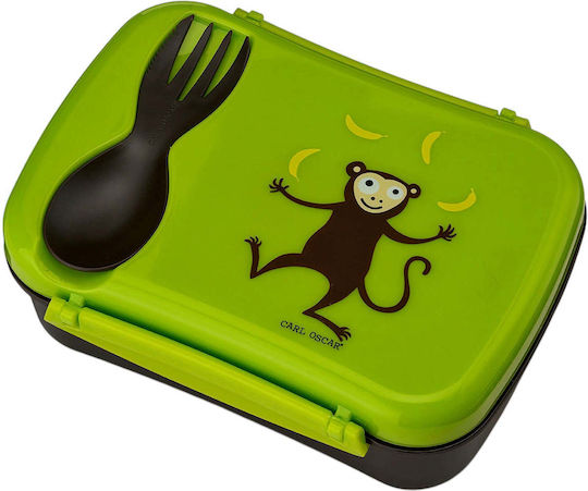 Carl Oscar N’ice Box Plastic Kids' Lunch Set 0.75lt Green x x 6.3cm