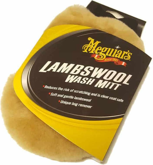 Meguiar's Lambswool Wash Mitt Ръкавица за Миене на Коли