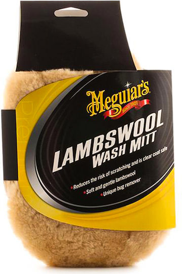 Meguiar's Lambswool Wash Mitt Ръкавица за Миене на Коли