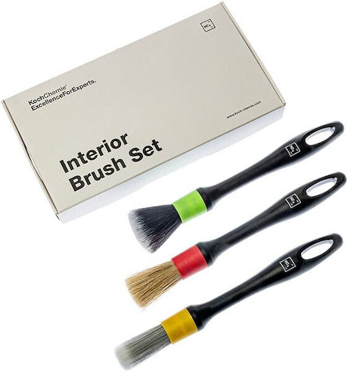 Koch-Chemie Cleaning Brushes for Interior Plastics - Dashboard Car 3pcs