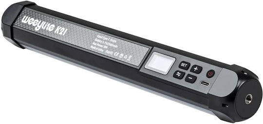 Weeylite K21 LED Light 2500-8500K 8W με Φωτεινότητα 670lm