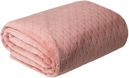 Eurofirany Cindy Fleece Blanket Single 150x200cm Pink