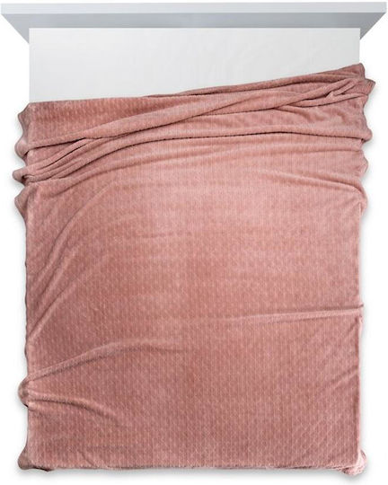 Eurofirany Cindy Fleece Blanket Single 150x200cm Pink