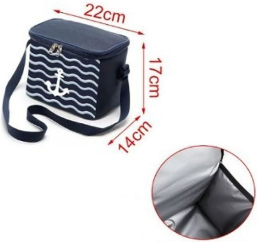 KMT Style Insulated Bag Handbag 5 liters L14 x W22 x H17cm