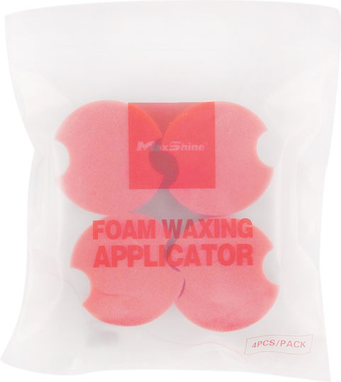 Maxshine Sponges Applicator Polishing for Bodywork Wax Polish Grey Red