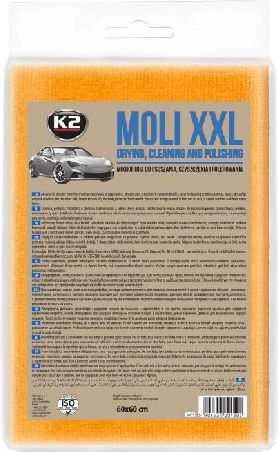 K2 Cloth Microfiber Drying Car 400gsm Orange 40x40cm