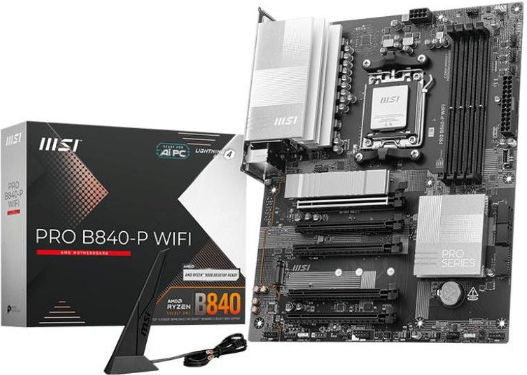 MSI B840 GAMING PLUS WIFI Motherboard ATX with AMD AM5 Socket