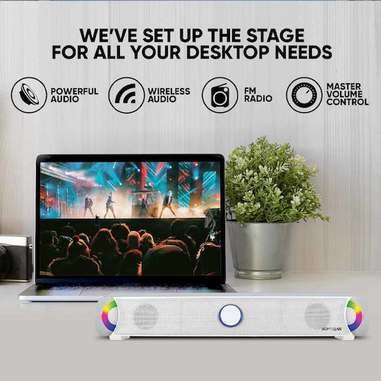 Sonic Gear BT300 Soundbar 3.6W 2.0 Bluetooth Μαύρο