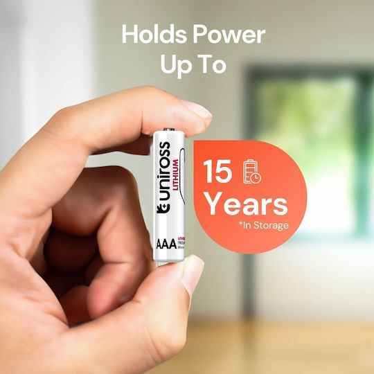 Uniross USB Ladegerät 4 Batterien Größe AA/AAA