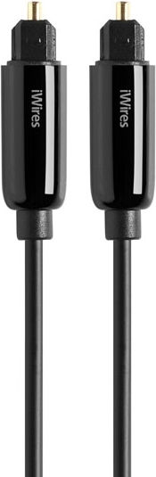 TechLink Optical Audio Cable TOS male - TOS male Μαύρο 1m (46149)