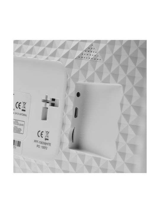 Denver PFF-1063 Digital Photo Frame with Touch Screen 10.1" Resolution 1920x1080 with WiFi White 119101040240
