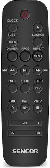 Sencor Аудиосистема 2 Smc SMC 4600DBR 30W с CD / Мрежов плейър Player и Bluetooth Сребрист