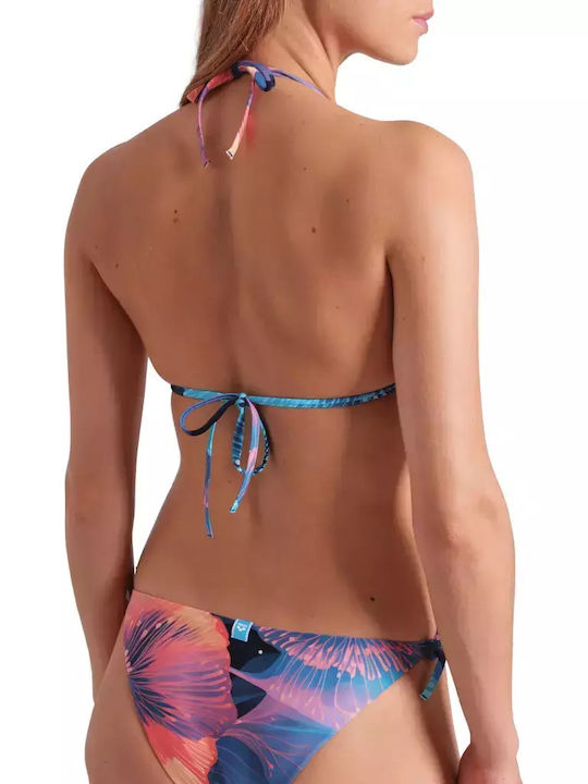 Set Bikini Τριγωνάκι με Αφαιρούμενη Ενίσχυση Μπλε