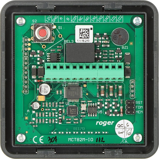 Roger Access Control για Πρόσβαση με Κωδικό και Κάρτα