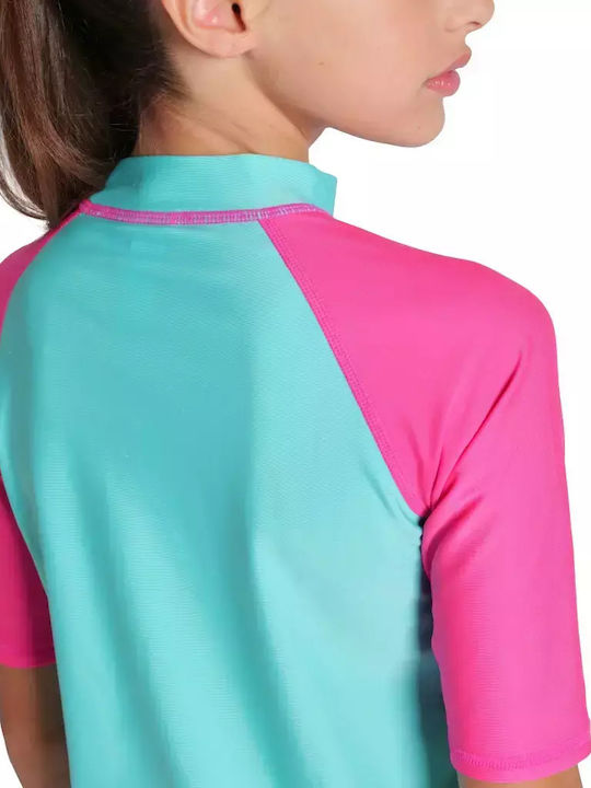 Arena Costum De Baie Pentru Copii Rashguard Verde