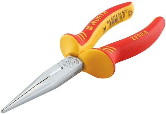 Wurth Zebra Μυτοτσίμπιδο Ίσιο Ηλεκτρολόγου Μήκους 210mm