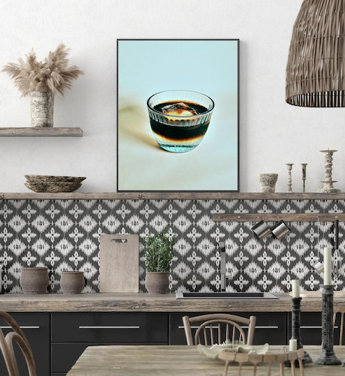Glass Painting Iced Coffee Glass 80x120