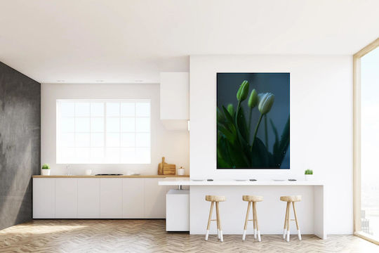 Painting Tulips Behind Glass 100x150