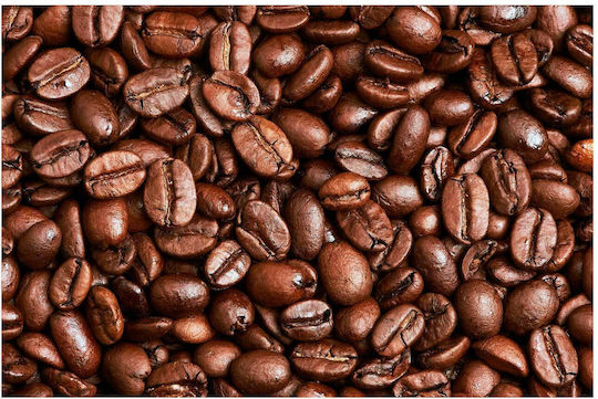 Nahaufnahme Kaffeebohnen Gemälde 150x100
