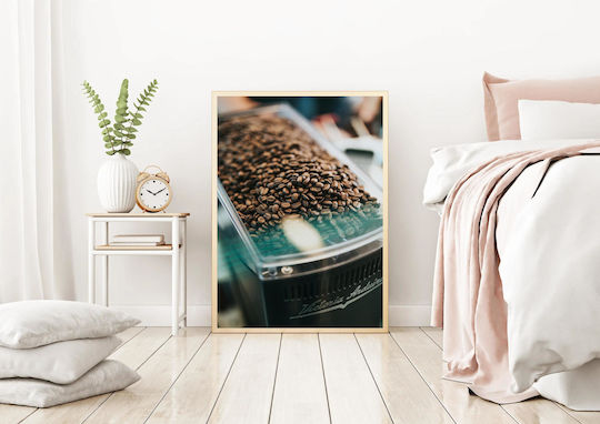Πίνακας Coffee Beans In Grinder Κόκκοι Καφέ Μύλο 80x120 Πίνακας Coffee Beans In Grinder Κόκκοι Καφέ Μύλο 80x120