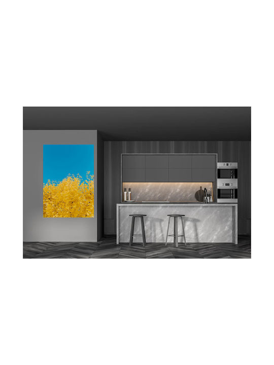 Painting Golden Tree Blue Sky 80x120