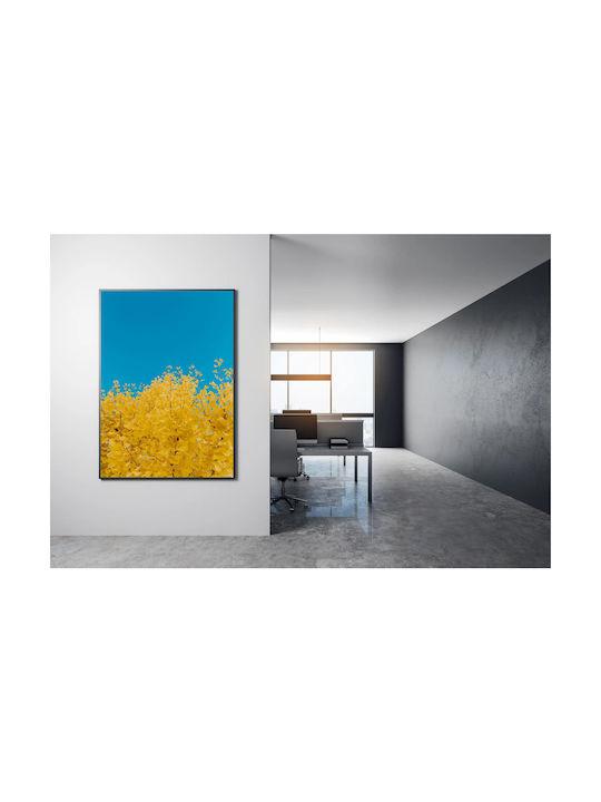 Painting Golden Tree Blue Sky 80x120