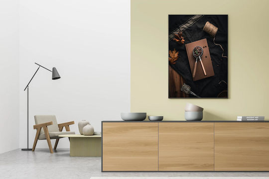 Πίνακας Rustic Coffee Beans Arrangement Ρουστίκ Ρουστίκ Κόκκους Καφέ 80x120