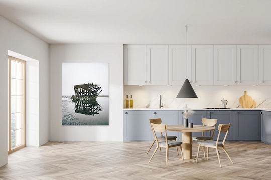 Tabloul Epavă Ruginită Reflectată 80x120