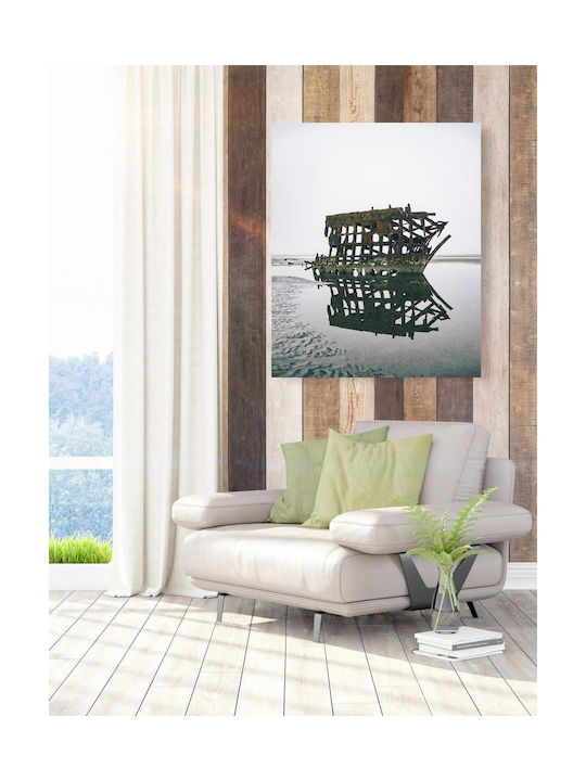 Tabloul Epavă Ruginită Reflectată 80x120