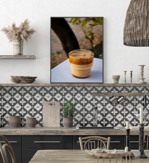 Creamy Coffee In A Glass Painting 80x120
