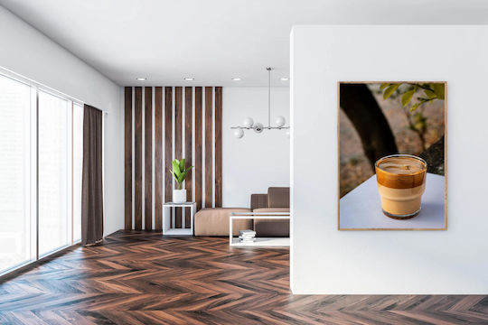 Creamy Coffee In A Glass Painting 80x120
