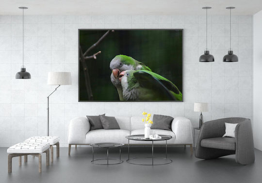 Pereche de papagali în natură Pictură 150x100